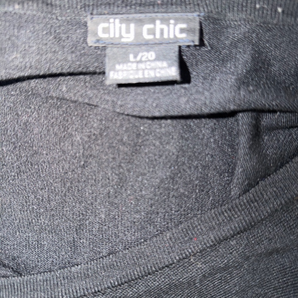 City Chic Black Button-Down Sweater - Picture 4 of 5